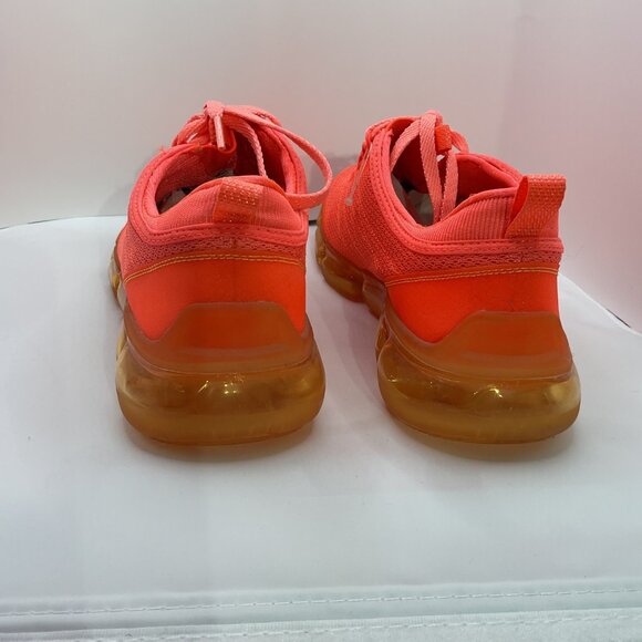 Skechers Womens Air-Cooled Memory Foam Athletic Sneakers Orange Size 7.5 - Picture 6 of 8